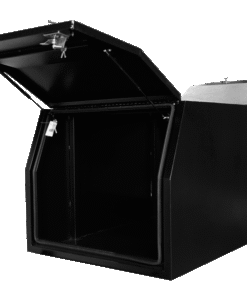(C2) 1000MM ALUMINIUM HALF CANOPY – BLACK POWDER-COATED