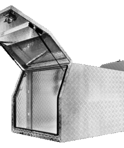 (C3) 1000MM ALUMINIUM HALF CANOPY – CHECKER PLATE