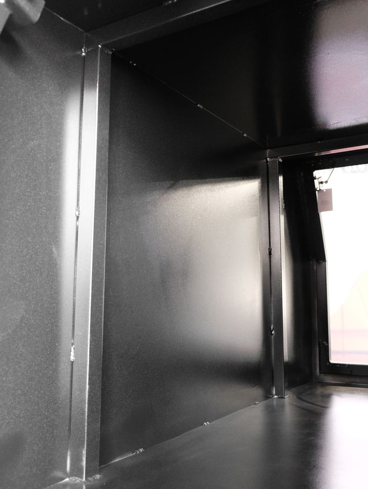(C2) 1000MM ALUMINIUM HALF CANOPY – BLACK POWDER-COATED - Image 9