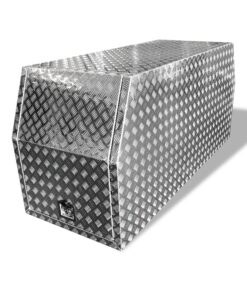 Alternative view of (C5) 700MM ALUMINIUM HALF CANOPY – CHECKER PLATE