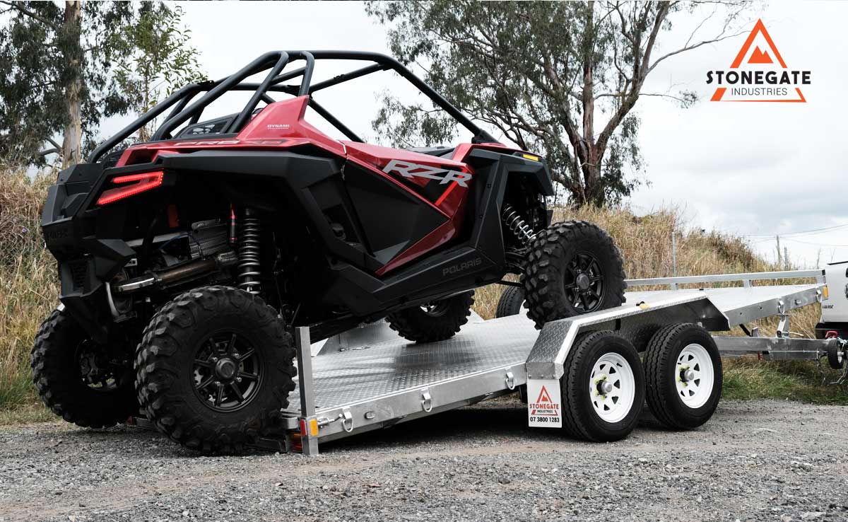 16×6.6 CAR TRAILER FOR SALE (3500KG ATM) - Image 2