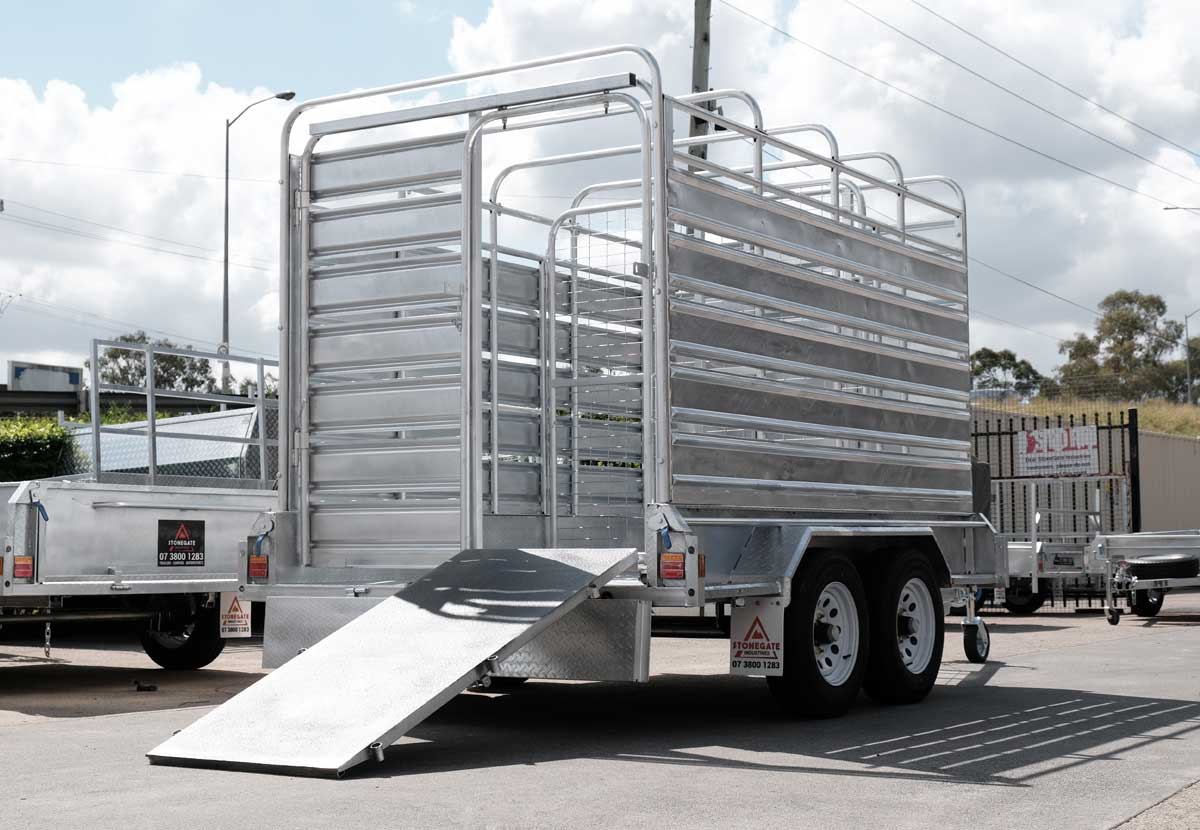 10×6 CATTLE / LIVESTOCK TRAILER FOR SALE (3500KG ATM) - Image 7
