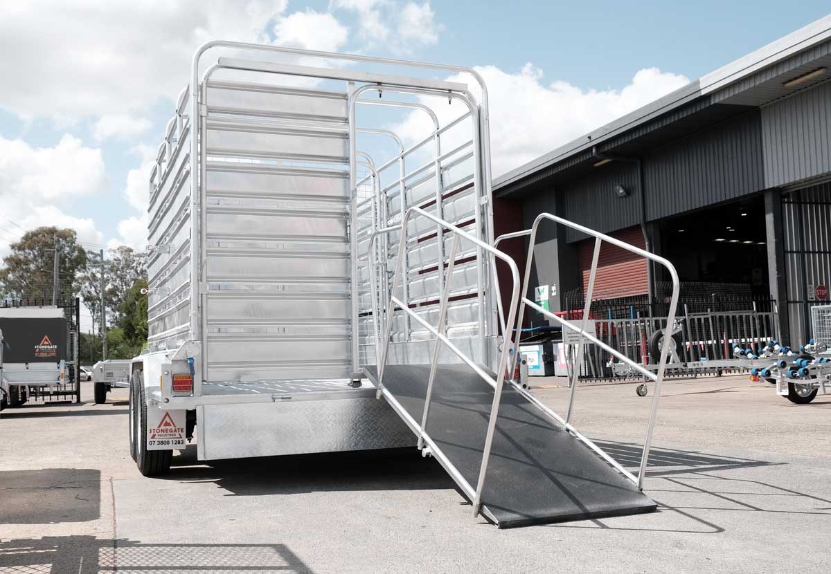 10×6 CATTLE / LIVESTOCK TRAILER FOR SALE (3500KG ATM) - Image 9
