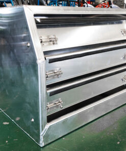 CD1 ALUMINIUM UTE CANOPY 3 DRAWERS TOOLBOX FOR SALE SLIDE-OUT DRAWERS (600MM X 430MM X 450MM) - Image 3
