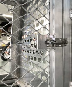 (DC3) 700MM ALUMINIUM DOG BOX – CHECKER PLATE - Image 9