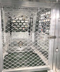 (DC3) 700MM ALUMINIUM DOG BOX – CHECKER PLATE - Image 11