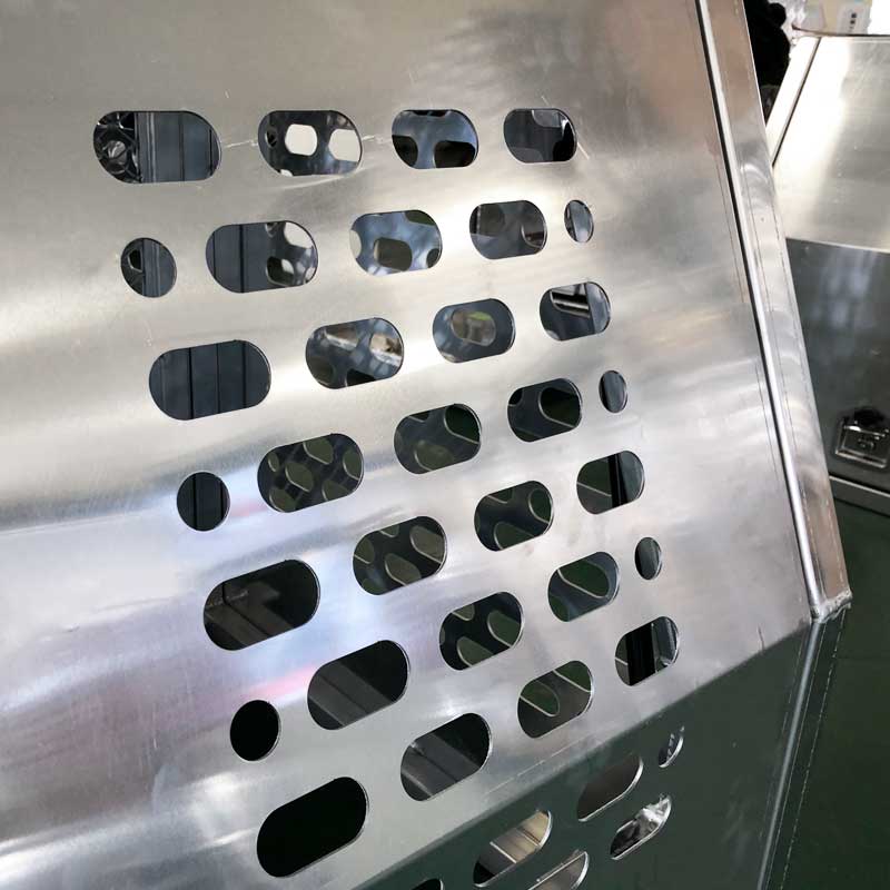 (DC5) 700MM ALUMINIUM DOG BOX – FLAT PLATE - Image 4