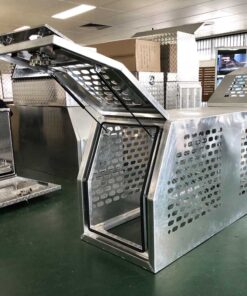 (DC5) 700MM ALUMINIUM DOG BOX – FLAT PLATE - Image 5