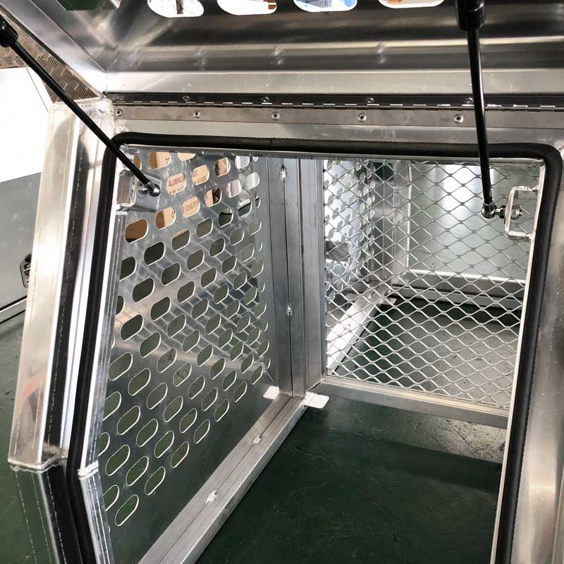 (DC5) 700MM ALUMINIUM DOG BOX – FLAT PLATE - Image 6