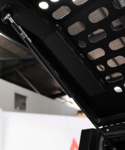 (DC5) 700MM ALUMINIUM DOG BOX – BLACK POWDER-COATED - Image 6