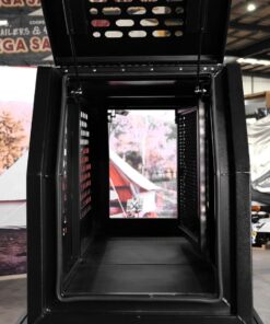 (DC5) 700MM ALUMINIUM DOG BOX – BLACK POWDER-COATED - Image 10