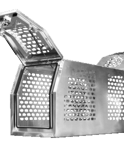 (DC5) 700MM ALUMINIUM DOG BOX – FLAT PLATE