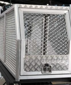 (DC1) 700MM ALUMINIUM DOG BOX – FULL MESH - Image 5