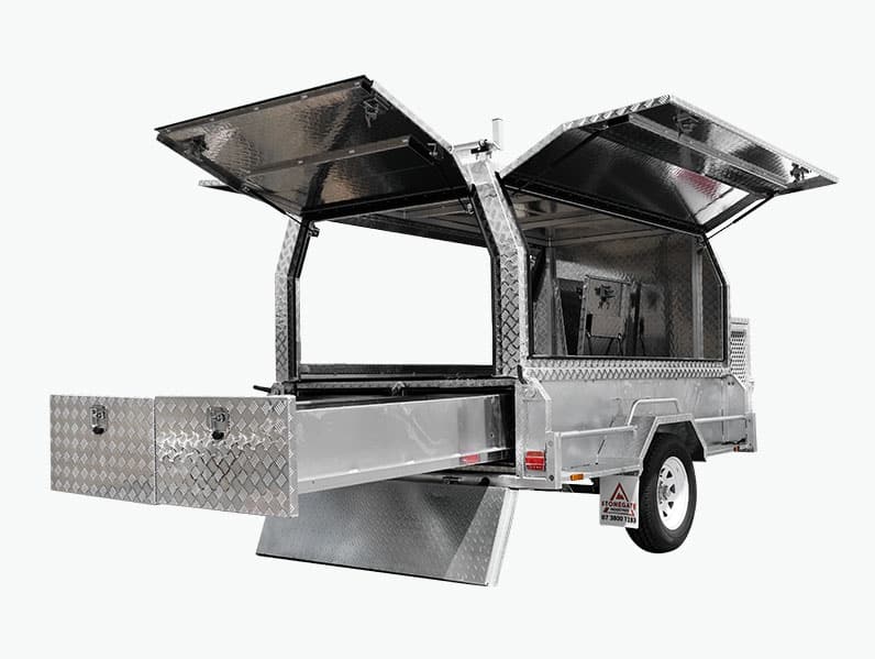 8×5 SINGLE AXLE HD ELITE BUILDERS/TRADIE/TRADESMAN TRAILER 1400KG ATM (450MM SIDES) - Image 2