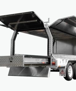 Alternative view of 10×5 TANDEM AXLE HD ELITE BUILDERS/TRADIE/TRADESMAN TRAILER 2000KG~2800KG ATM (300MM SIDES)
