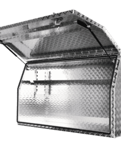 F1 ALUMINIUM FULL OPENING DOOR TOOLBOX FOR SALE WITH ADJUSTABLE SHELF (1450MM X 600MM X 850MM)
