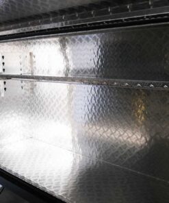 F2 ALUMINIUM FULL SIDE OPENING DOOR TOOLBOX FOR SALE WITH ADJUSTABLE SHELF (1700MM X 600MM X 850MM) - Image 8