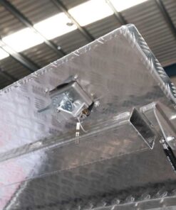 F3 ALUMINIUM 3/4 HALF SIDE OPENING UTE TOOLBOX FOR SALE WITH ADJUSTABLE SHELF (1200MM X 600MM X 850MM) - Image 6