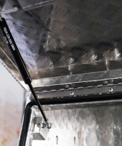 F4 ALUMINIUM 3/4 HALF SIDE OPENING UTE TOOLBOX FOR SALE WITH ADJUSTABLE SHELF (1700MM X 600MM X 850MM) - Image 6