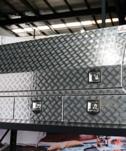 Alternative view of F5 ALUMINIUM 3/4 HALF SIDE OPENING DOOR TOOLBOX WITH 3 SLIDE-OUT DRAWERS (1700MM X 600MM X 850MM)
