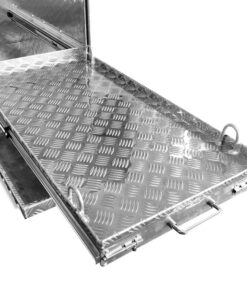 FG1 ALUMINIUM FRIDGE BOX SLIDEOUT GENERATOR BOX FOR SALE (1060MM X 580MM X 760MM) - Image 3