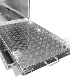 FG2 ALUMINIUM FRIDGE BOX SLIDEOUT GENERATOR BOX FOR SALE (1060MM X 680MM X 860MM) - Image 3
