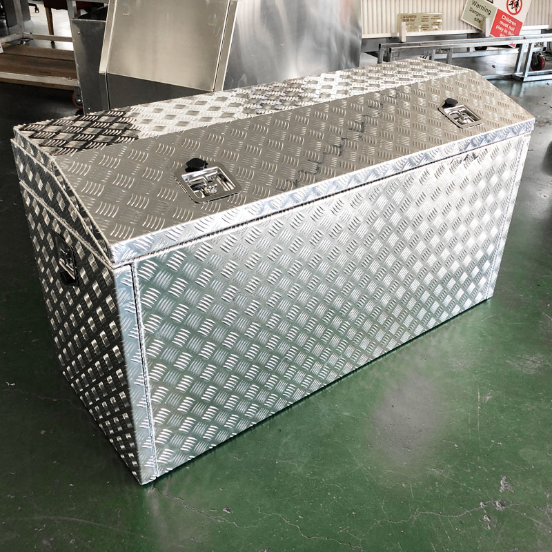 FG5 ALUMINIUM UTE TRAILER CAMPING CAMPER CARAVAN FRIDGE GENERATOR TOOLBOX FOR SALE (1410MM X 530MM X 750MM) - Image 2