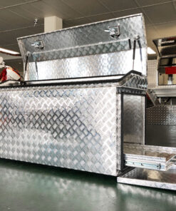 FG5 ALUMINIUM UTE TRAILER CAMPING CAMPER CARAVAN FRIDGE GENERATOR TOOLBOX FOR SALE (1410MM X 530MM X 750MM) - Image 7