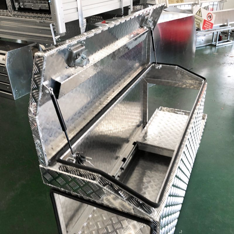 FG5 ALUMINIUM UTE TRAILER CAMPING CAMPER CARAVAN FRIDGE GENERATOR TOOLBOX FOR SALE (1410MM X 530MM X 750MM) - Image 5