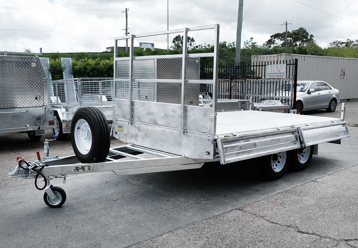 12×7 FLAT TOP / FLAT BED TRAILER FOR SALE (3500KG ATM) - Image 3