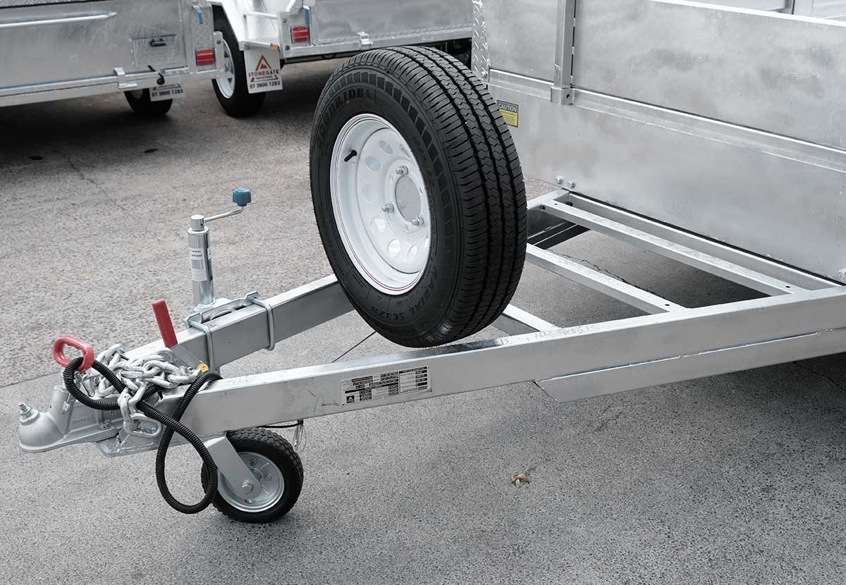12×7 FLAT TOP / FLAT BED TRAILER FOR SALE (3500KG ATM) - Image 7