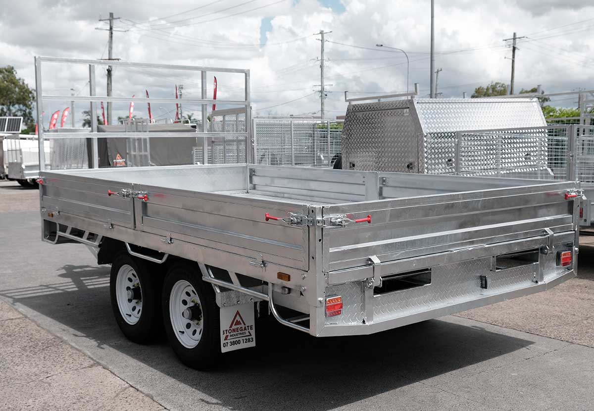 12×7 FLAT TOP / FLAT BED TRAILER FOR SALE (3500KG ATM) - Image 2