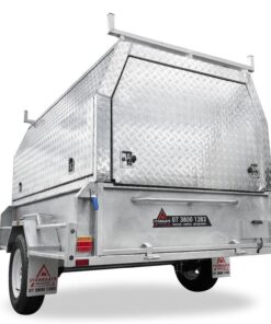 7×5 HEAVY DUTY 1400KG ATM TRADESMAN / BUILDERS TRAILER FOR SALE - Image 8
