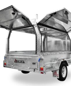 7×5 HEAVY DUTY 1400KG ATM TRADESMAN / BUILDERS TRAILER FOR SALE - Image 5