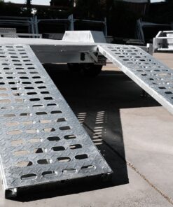16×6.6 HYDRAULIC TILT CAR TRAILER FOR SALE (3000KG ATM) - Image 11