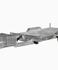 16×6.6 HYDRAULIC TILT CAR TRAILER FOR SALE (3500KG ATM)