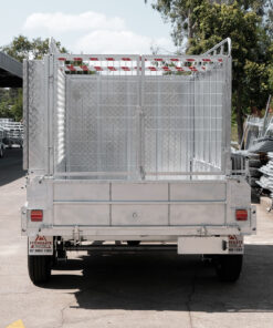 HYDRAULIC GARDENING MOWER TRAILER WITH 8×5 TILT TRAY & FRONT MOWER BOX - Image 12