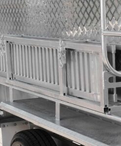 HYDRAULIC GARDENING MOWER TRAILER WITH 8×5 TILT TRAY & FRONT MOWER BOX - Image 8