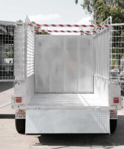 HYDRAULIC GARDENING MOWER TRAILER WITH 8×5 TILT TRAY & FRONT MOWER BOX - Image 13