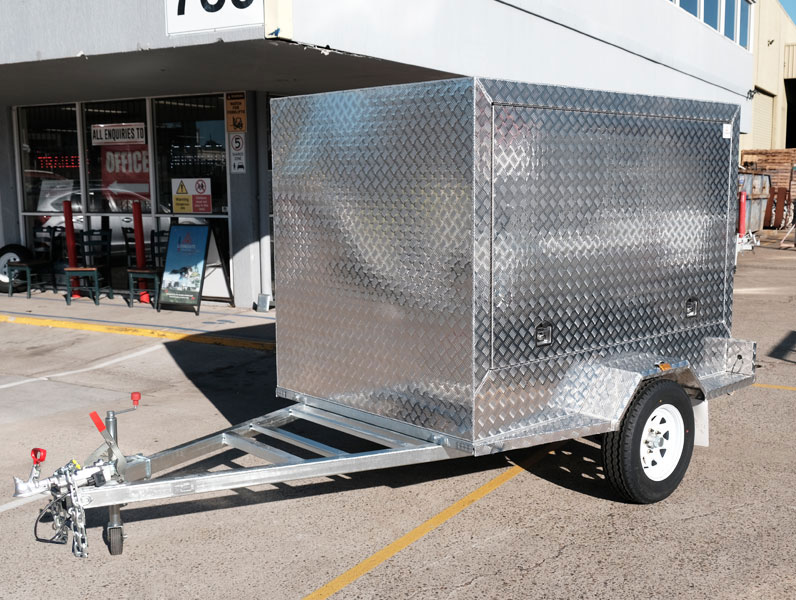 7×5 FULLY ENCLOSED TRAILER FOR SALE (CARGO / LUGGAGE) - Image 4