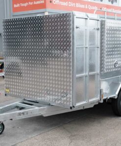 10×6 HEAVY DUTY TANDEM LAWN MOWER TRAILER FOR SALE WITH ENCLOSED MOWER BOX (1990KG~2800KG ATM) - Image 9