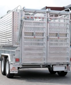 10×6 HEAVY DUTY TANDEM LAWN MOWER TRAILER FOR SALE WITH ENCLOSED MOWER BOX (1990KG~2800KG ATM) - Image 4