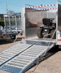 10×6 HEAVY DUTY TANDEM LAWN MOWER TRAILER FOR SALE WITH ENCLOSED MOWER BOX (1990KG~2800KG ATM) - Image 17