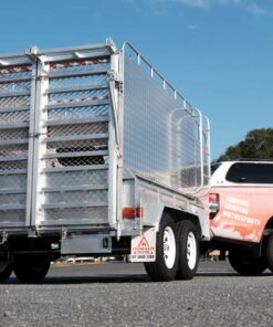 10×6 HEAVY DUTY TANDEM LAWN MOWER TRAILER FOR SALE WITH ENCLOSED MOWER BOX (1990KG~2800KG ATM) - Image 11