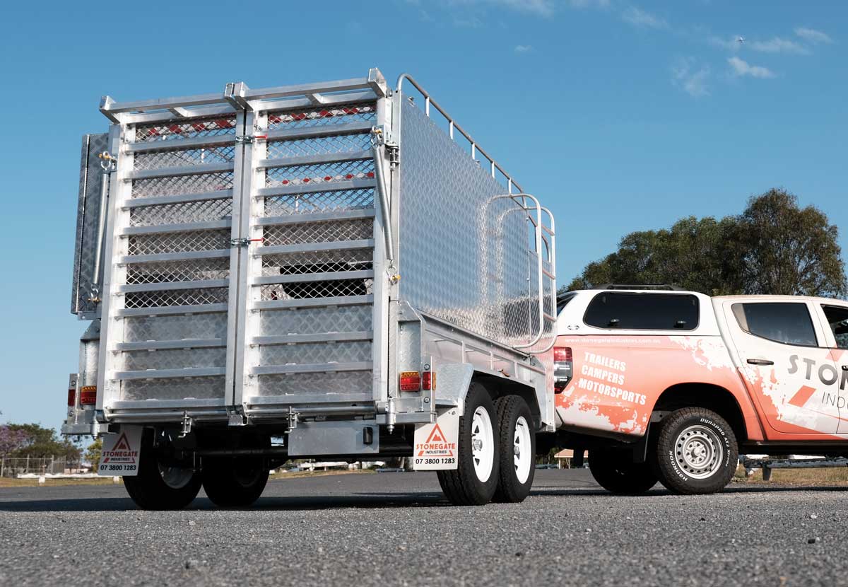 10×6 HEAVY DUTY TANDEM LAWN MOWER TRAILER FOR SALE WITH ENCLOSED MOWER BOX (1990KG~2800KG ATM) - Image 11