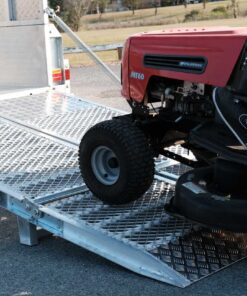 10×6 HEAVY DUTY TANDEM LAWN MOWER TRAILER FOR SALE WITH ENCLOSED MOWER BOX (1990KG~2800KG ATM) - Image 13