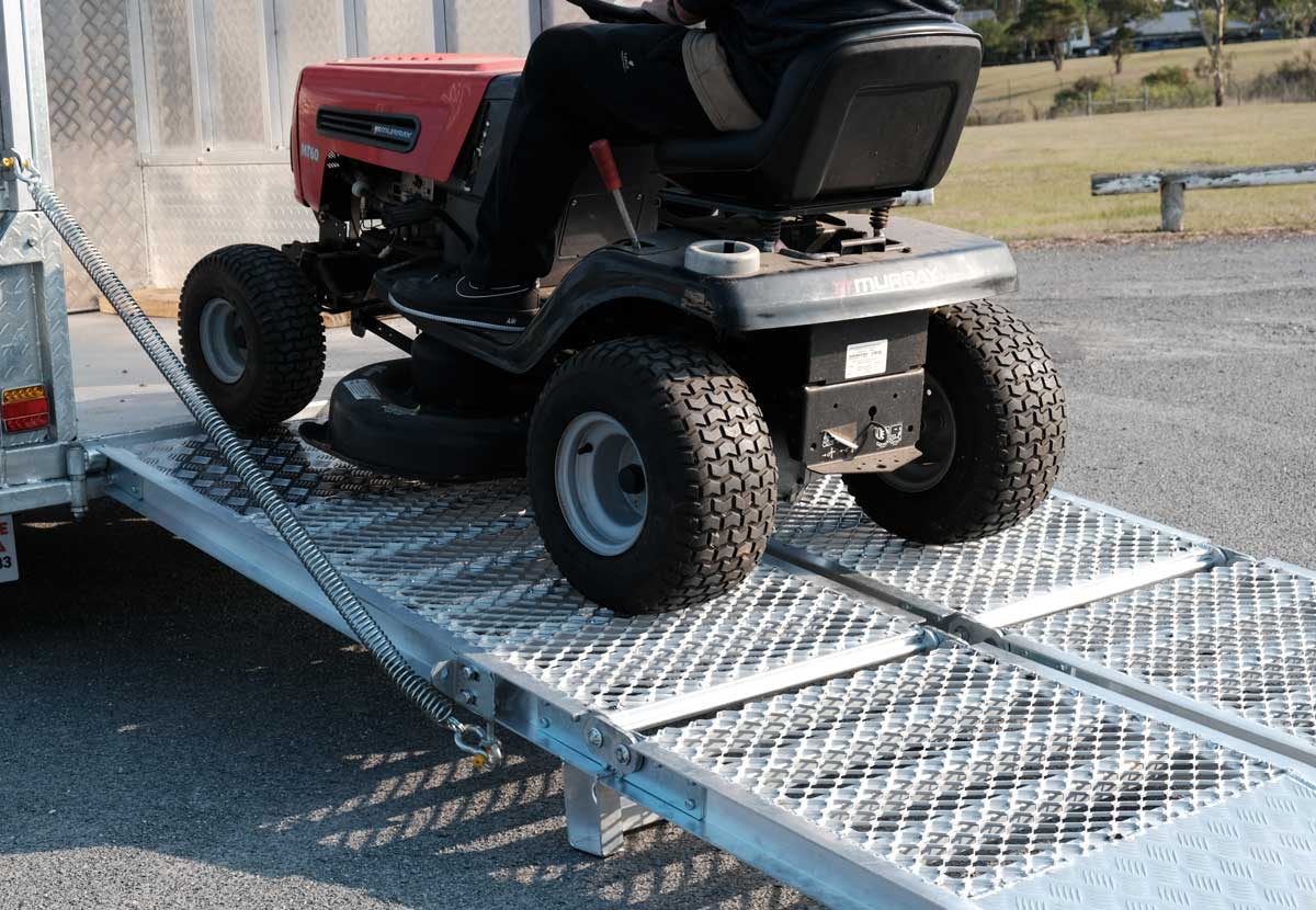 10×6 HEAVY DUTY TANDEM LAWN MOWER TRAILER FOR SALE WITH ENCLOSED MOWER BOX (1990KG~2800KG ATM) - Image 14