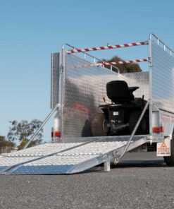10×6 HEAVY DUTY TANDEM LAWN MOWER TRAILER FOR SALE WITH ENCLOSED MOWER BOX (1990KG~2800KG ATM) - Image 12