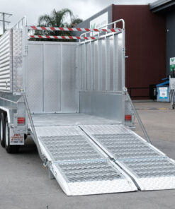 10×6 HEAVY DUTY TANDEM LAWN MOWER TRAILER FOR SALE WITH ENCLOSED MOWER BOX (1990KG~2800KG ATM) - Image 5
