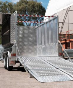 10×6 HEAVY DUTY TANDEM LAWN MOWER TRAILER FOR SALE WITH ENCLOSED MOWER BOX (1990KG~2800KG ATM) - Image 2